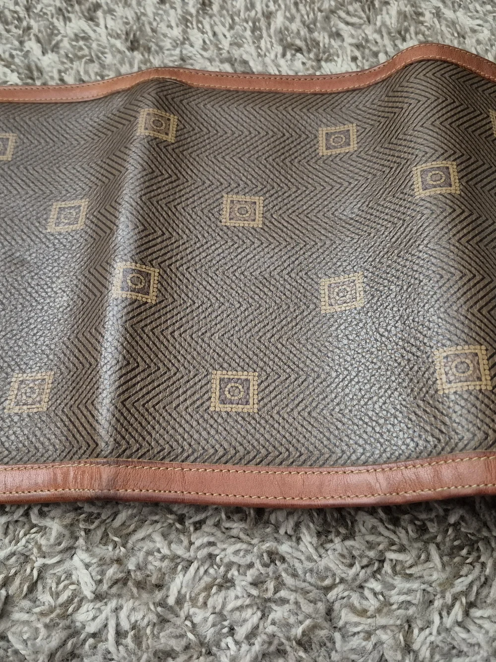 💕VTG Texier Brown Leather Wallet - Made In France💕
